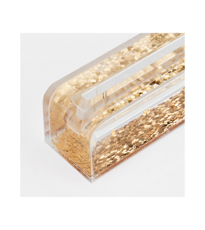 Acrílico 10x15 com base gold