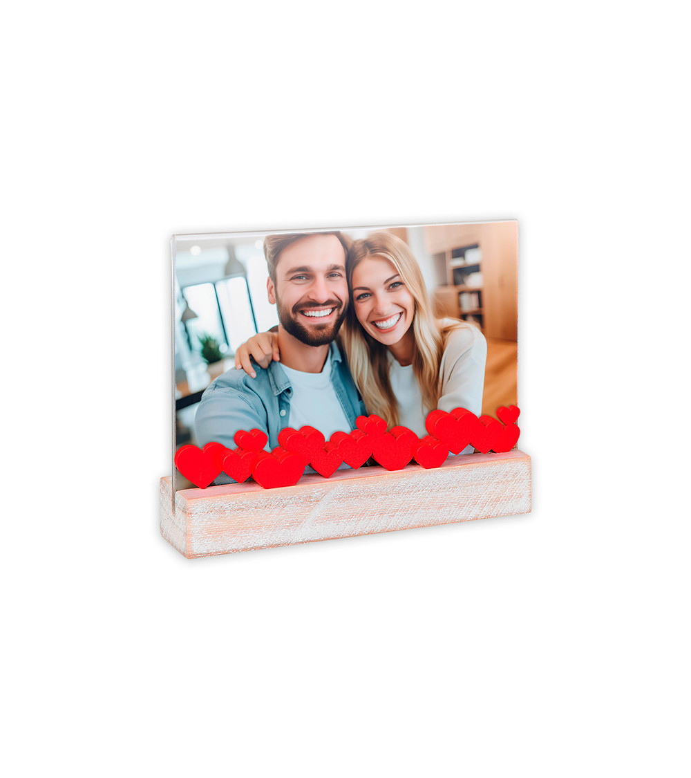 Moldura acrílica Gemma 10x15 - horizontal personalizável Moldura acrílica Gemma 10x15 - horizontal personalizável