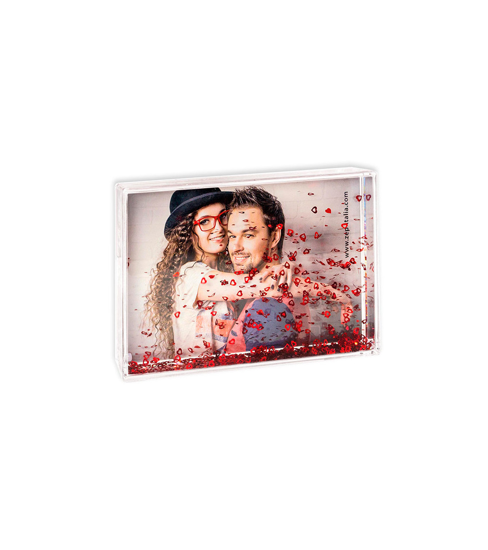 Moldura com corações personalizável