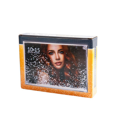 Moldura com neve personalizável