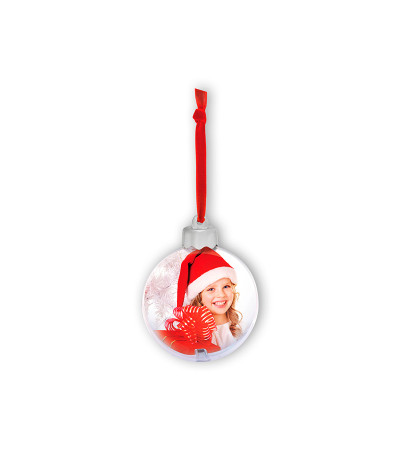 Bola de Natal 10cm personalizável
