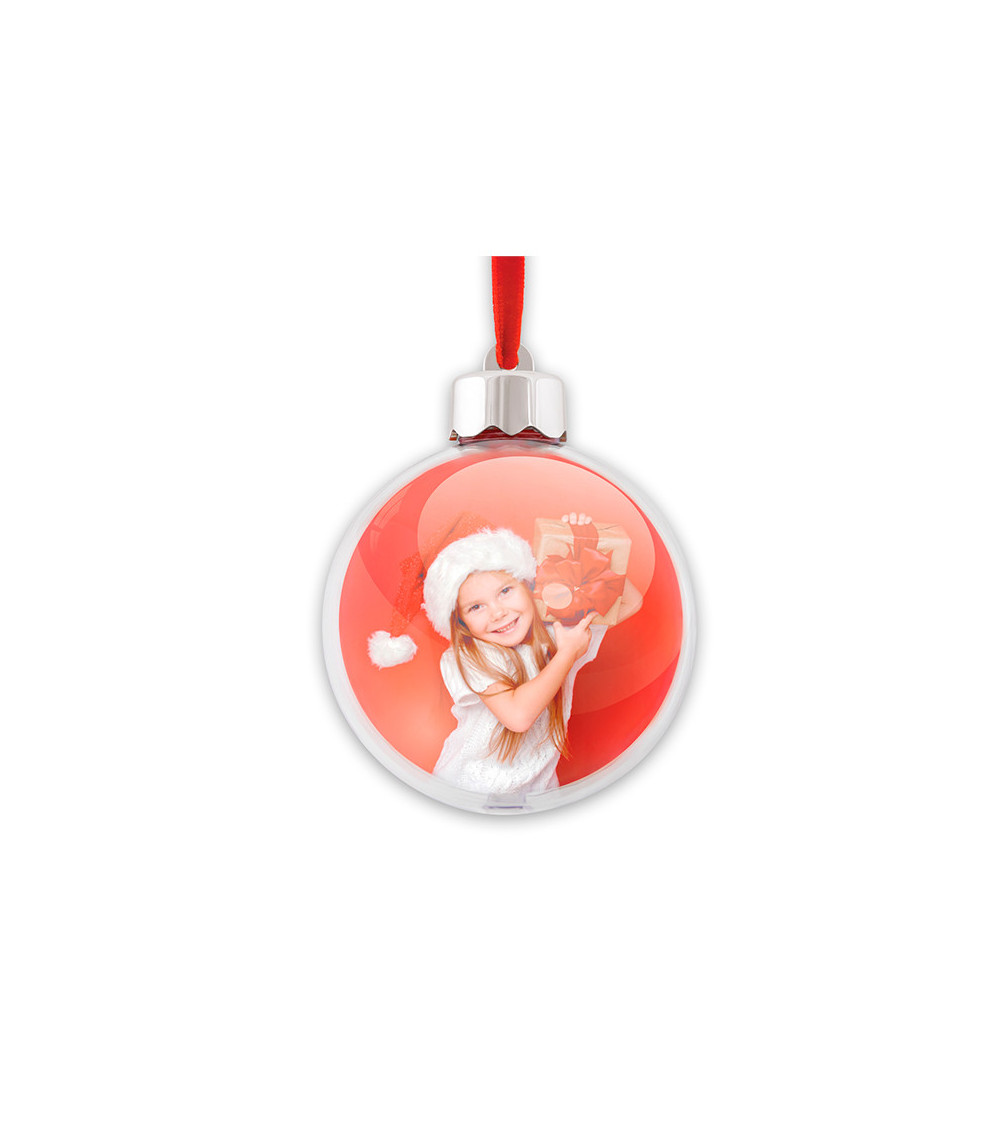 Bola de Natal 7,5cm personalizável