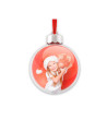 Bola de Natal 7,5cm personalizável