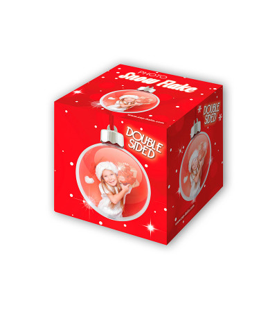 Bola de Natal 7,5cm personalizável